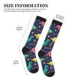 thumbnail image 2 of Compression Socks For Women And Men - Colorful Dinosaur Pink Compression Socks Circulation For Workout, 2 of 2