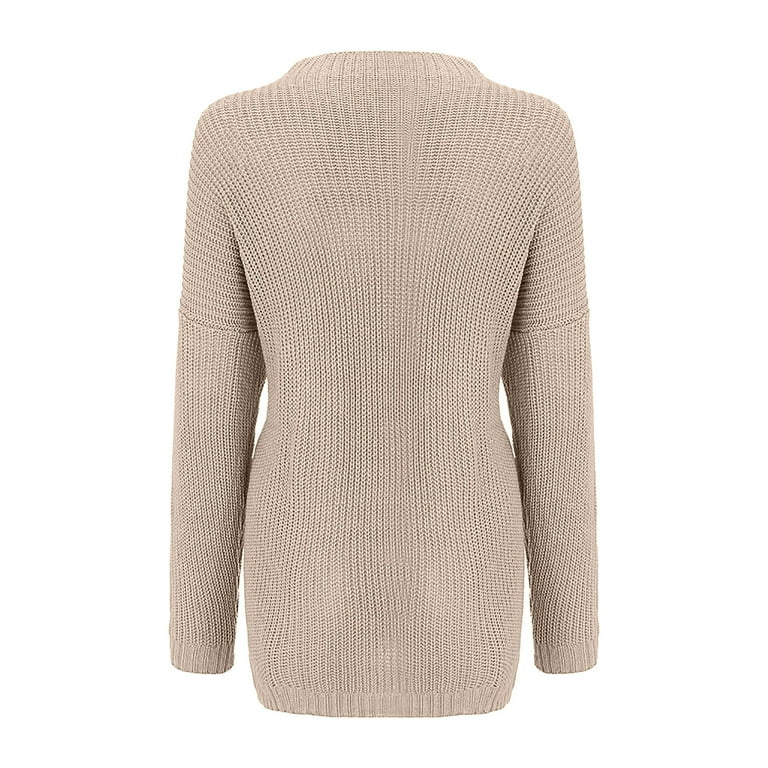 JGGSPWM Solid Sweaters for Womens Oversized Sweater Cute