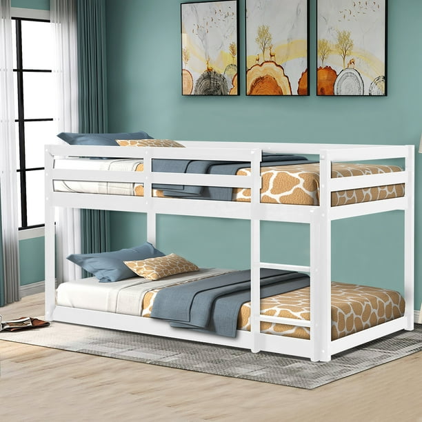 Twin Over Bunk Bed For Kids Wood, Small Bunk Beds For Toddlers