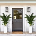 thumbnail image 2 of Eastvita Two-piece Tall Planter Set with Self-Watering Water Level Monitor Mobility Wheels Drainage Design Removable Inner Bucket for Porch Patio Indoor Outdoor Use, 2 of 8