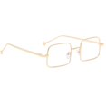 thumbnail image 1 of Gafas de sol cuadradas clásicas, gafas polarizadas anti Vintage, gafas de sol, gafas Marco dorado claro Hugo Gafas de sol rectangulares vintage, 1 of 5