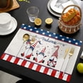 thumbnail image 4 of Promotions! 4PCS Table Mat 4th of July Decoration Anti-Slip Placemat Dining Tablemat American Independence Day Coaster Kitchen Accessories, 4 of 6