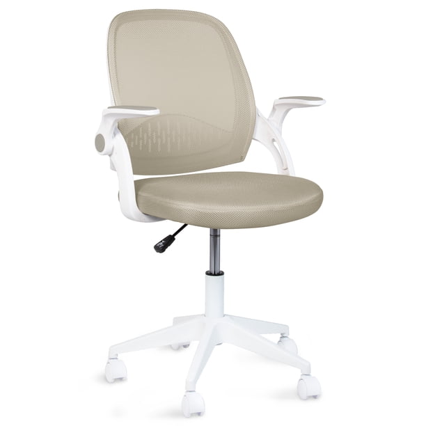 MAGMALIFE Silla de Oficina Natti Ergonómica con Respaldo de Malla Transpirable, Altura e Inclinación Ajustables, Reposabrazos Abatibles 90°, Ruedas 360° Silenciosas y Base Reforzada, Soporta 150 kg