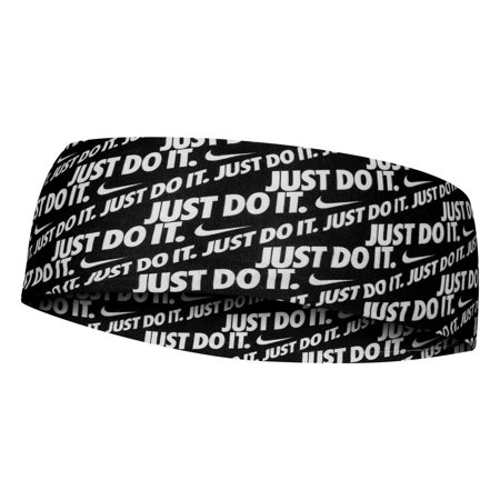 nike dry wide headband with dri-fit technology