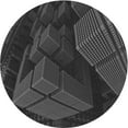 thumbnail image 1 of Ahgly Company Machine Washable Indoor Square Transitional Ash Gray Area Rugs, 3' Square, 1 of 7