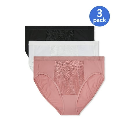 

Warners Blissful Benefits Tummy-Smoothing Microfiber Hi-Cut 3-Pack RT3383W