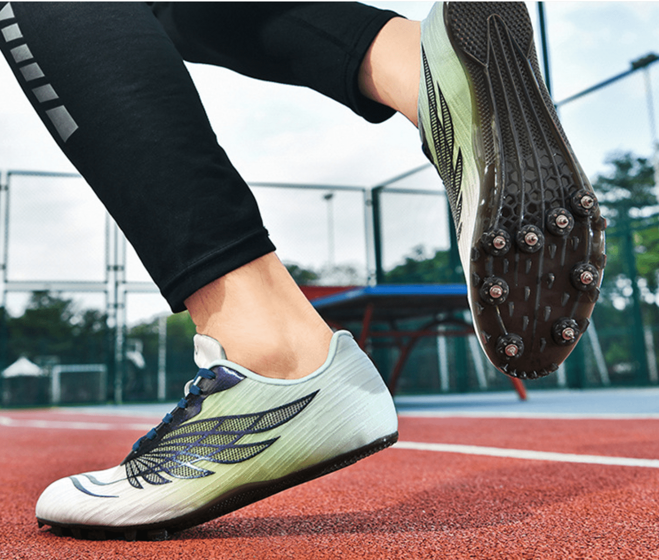 OnyxTrek Track and Field Shoes for Men Women 8 Spikes Boys and Girls Kids   Running Racing Shoes