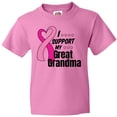 thumbnail image 3 of Inktastic Breast Cancer Awareness I Support My Great Grandma Youth T-Shirt, 3 of 5