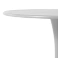 thumbnail image 2 of WestinTrends Playa 31.5" Round Outdoor Indoor Metal Cocktail Dining Table, Gray, 2 of 11