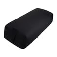 thumbnail image 3 of Almohada de yoga con funda suave y elástica, lavable a máquina, para la zona lumbar. Rectángulo negro, 3 of 9