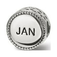 thumbnail image 3 of Reflection Beads Sterling Silver Overlay Design January Snowdrop Flower Charm, 3 of 7