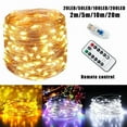 thumbnail image 6 of 20/50/100/200 LED Lighting String USB Plug-in Fairy Lights with RF Remote Control Christmas Party Wedding Garden Home Decoration, 6 of 6