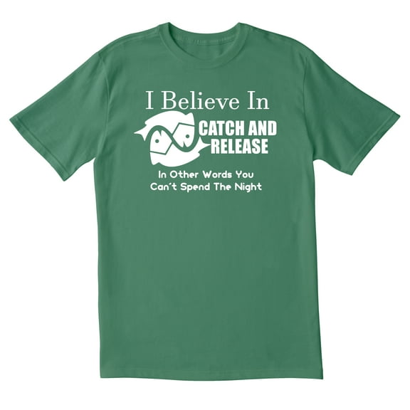 TotallyTorn I Believe In Catch And Release Novelty Sarcastic Funny Mens Graphic T Shirts