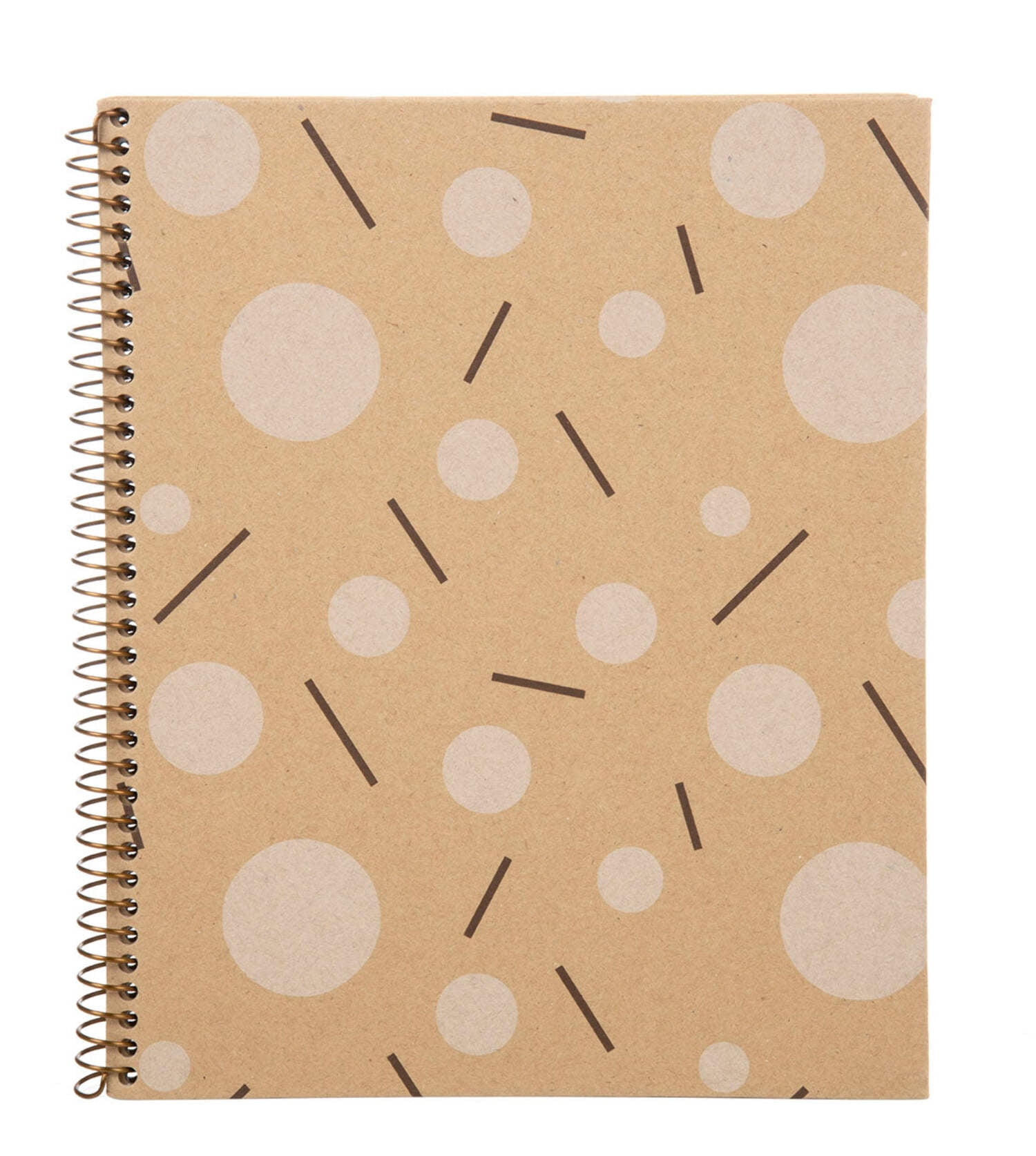 100% Recycled Kraft Letter Notebook (3 Pack) - Designs - 8.5in x 11in (07093)