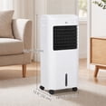 thumbnail image 3 of HOMCOM Evaporative Air Cooler, 3-In-1 Ice Cooling Fan with Remote, White, 3 of 10