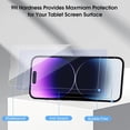 thumbnail image 2 of 2 Pack for iPhone 14 Pro Screen Protector, 9H Clear Tempered Glass Screen Protector for iPhone 14 Pro, Easy Installation, Bubble Free, 2 of 7