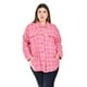 thumbnail image 1 of Sobrecamisa de cuadros Roman Fashion /Tallas Extras, 14386 (Fiusha) fucsia 38, 1 of 7