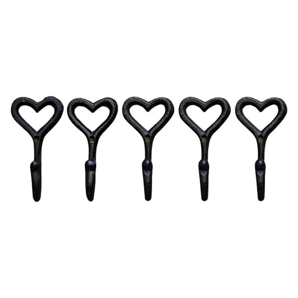 5x Vintage Wall Hooks Wall Mount Key for Entryway 
