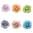 thumbnail image 4 of Limei Rose Magnetic Curtain Tiebacks, Flowers Drape Tie Backs, 1 Pack Decorative Rope Holdback Holder, Thin or Sheer Window Drapries Bed Canopy (Blue), 4 of 7