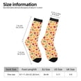thumbnail image 2 of KLL Autumn Maple Leaves Print Cool Socks Men's Women's Crew Socks Funny Crazy Novelty Stockings, 2 of 6