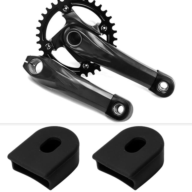 Cubierta De Manivela De Bicicleta, Cubierta Protectora De Manivela Elástica Antidesgarro Silicona 5 Pares Para Placa De Dientes
