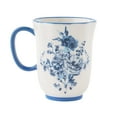 thumbnail image 4 of The Pioneer Woman Delilah 12-Ounce Stoneware Mug, Blue, 4 of 7