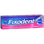Fixodent Denture Adhesive Cream Original 0.75 oz (Pack of 4)