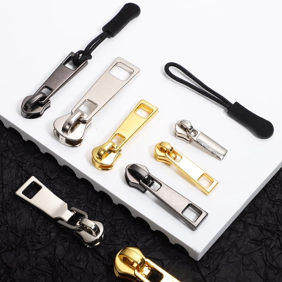 Homoyoyo 1 Set Zipper Repair Kit Zipper Puller Replacement Parts Easy To Use Sturdy Reliable For Jacket Repairs