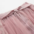 thumbnail image 2 of SWSMCLT Women's Tulle Skirt Pleated Tutu Skirt Spring Bubble Skirt A Line Layered Mesh Summer Lace Elastic Cute Pink Small-Large, 2 of 4