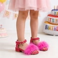 thumbnail image 5 of MEZZALL Girls Sandals Heeled Flip Flops For Kids With Elegant Dressy Sandals Kids For Parties And Occasions Boho Toddler Shoes, 5 of 9