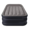 thumbnail image 2 of Intex Twin Sized Deluxe Pillow Rest Airbed with Fiber-Tech BIP, Gray | 64131E, 2 of 7