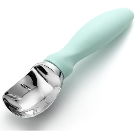 

Heavy Duty Ice Cream Scoop with Comfortable Handle for Spooning Frozen Hard Gelato and Sorbet Cookie Dough Melon