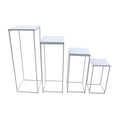 thumbnail image 4 of 4Pcs Metal Flower Rack Vase Stand Prop Geometric Column For Wedding Party Decor, 4 of 9