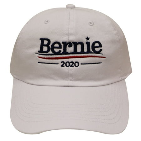 C104 Unisex Bernie 2020 Cotton Baseball Cap - White ...