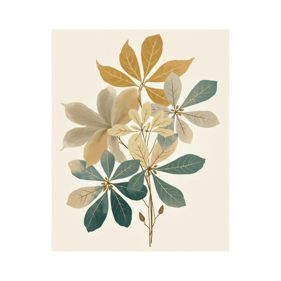 Paint by Numbers Kit for Adults, Natural Botanical Artwork Paint by Numbers, Easy Paint by Numbers Kit for Adults Beginner, DIY Adult Paint by Number Kits on Canvas, 12x16in Home Decor