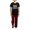 thumbnail image 4 of CafePress - Well Behaved Women Seldom Make History Women's Dar - Women's Short Sleeve Print T-Shirt and Pants Dark Cotton Pajama Set, 4 of 7