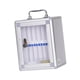 thumbnail image 2 of Armario para almacenamiento de teléfono, caja de bloqueo, puerta transparente de aleación de aluminio, oficina, reunión, dormitorio resistente, caja 12 ranuras, 2 of 8