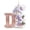 D, variant on Purple Snowman Letter Ornament, Flat Acrylic Single Initial Pendant, Xmas Snowman Letter Hanging Decor for Christmas Tree