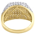thumbnail image 4 of 10K Yellow Gold Round Diamond Statement Pinky Ring 14mm Mens Pave Band 2.25 CT., 4 of 5