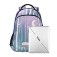 thumbnail image 7 of FORMRS Kids School Backpack Elementary Student Unisex Travel Bookbag with Reflective Stripes, Purple Night Deer, 7 of 7