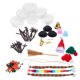 thumbnail image 4 of KAKOWELY 1 juego de arcilla para hacer muñecos de nieve para niños, manualidades navideñas, decoraciones para fiestas de invierno, set para fiestas escolares de invierno., 4 of 4