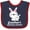Navy and Red, variant on Inktastic Grandmas Snuggle Bunny Easter Boys Baby Bib