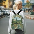 thumbnail image 7 of FORMRS Mini Backpack Purse for Women Travel Daypack Casual Shoulder Bag, Garden Scene, 7 of 7