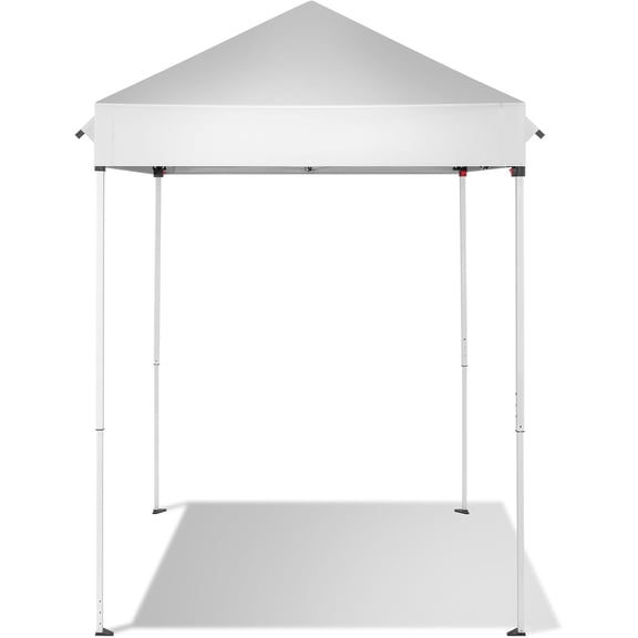 Canopy Tent,5’x5’ Pop Up Canopy,Canopy Tent 5x5 Pop Up Portable Tent Commercial Outdoor Beach Instant Sun Shelter (White)
