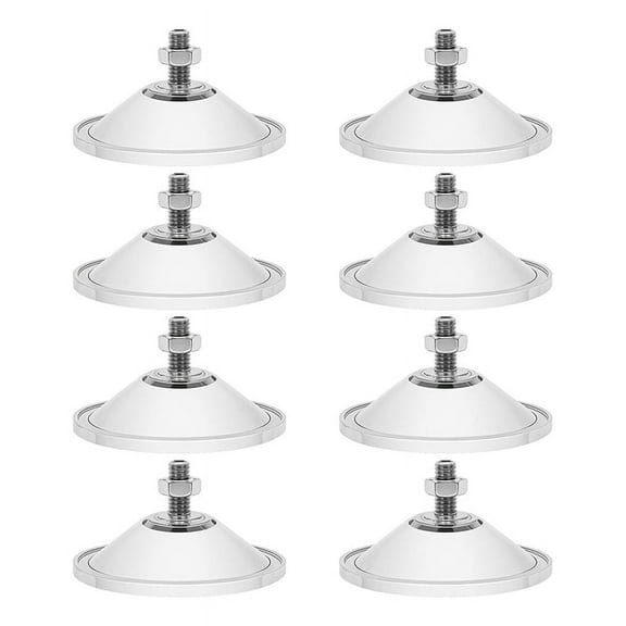 8Pcs Heavy Duty Suction Cups Strong Thickened Window Suction Cups Clear Pvc Sucker Pads 2.16Inch Large Suction Cups