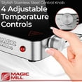 thumbnail image 5 of Magic Mill Food Warmer Stainless Steel Electric Food Warming Tray with Adjustable Temperature Control, 21" x 16", 5 of 7