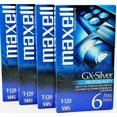 thumbnail image 2 of Maxell 4 Pack GX-Silver T-120 VHS, 2 of 4