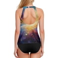 thumbnail image 2 of Women's Swimming Vest Women's Tankini Tops Swimming Vest for Women Soft and Smooth Suitable for Summer Beach Swimming Pool Parties XL Super Beautiful Starry Sky, 2 of 7