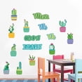 thumbnail image 3 of Inteprter Etiqueta de la pared DIY Craft Cartoon Cactus Decal Dormitorio Papel tapiz decorativo Autoadhesivo Poster Decoración del hogar Decoración del hogar, 3 of 6