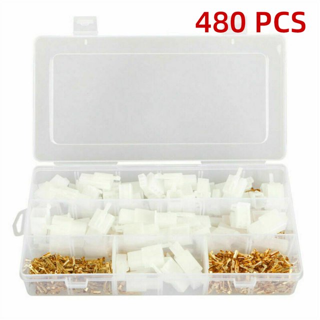 480 piezas 2,8 mm Conector de cable eléctrico Conector eléctrico de coche M